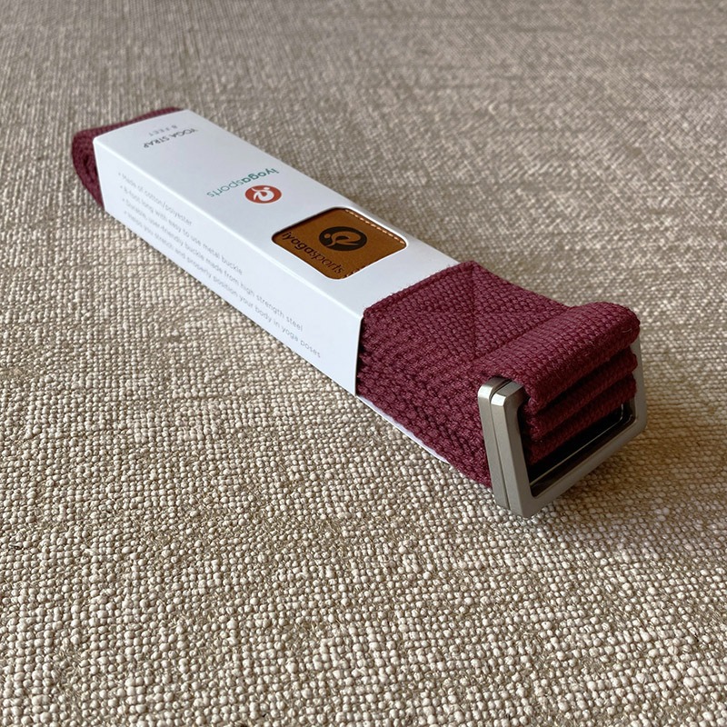 Yoga-Band – Stretch-Gurt für Dehnung und Rückenübungen, 8 ft – Bild 2